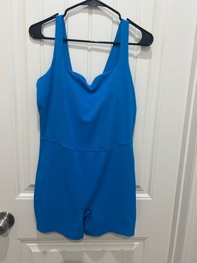 all in motion Electric Blue Athletic Tank Romper